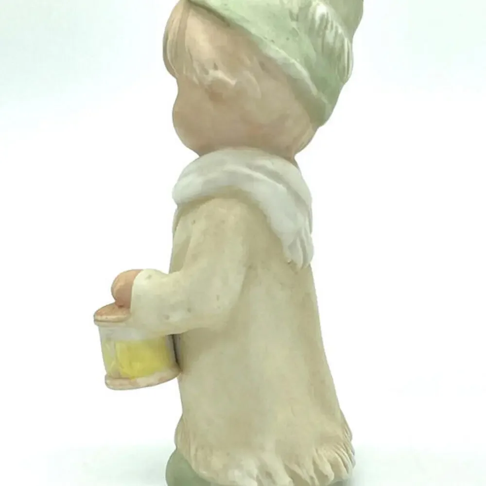 Vintage HOMCO Christmas Nativity Set Porcelain Children 4 Piece‎ Set 5502